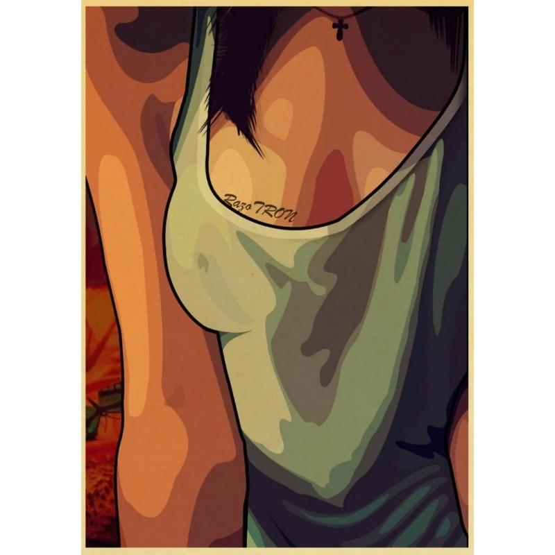 

Аниме Сексуальная Крутая Девушка Женщина Рот Задница Леденец Дым Язык Постер Настенное Искусство Холст Живопись Комната Домашний Декор Подарок 21cm×30cm NoFrame