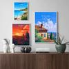 Modern Amalfi Italy Famous Travel Posters Palermo Vintage Puglia Cinque Terre Travel Prints Canvas Wall Pictures Home Room Decor