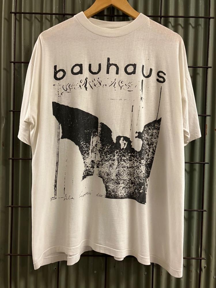 Bauhaus Band 90s Retro style White T shirt Unisex Basic style Unisex XXXXL