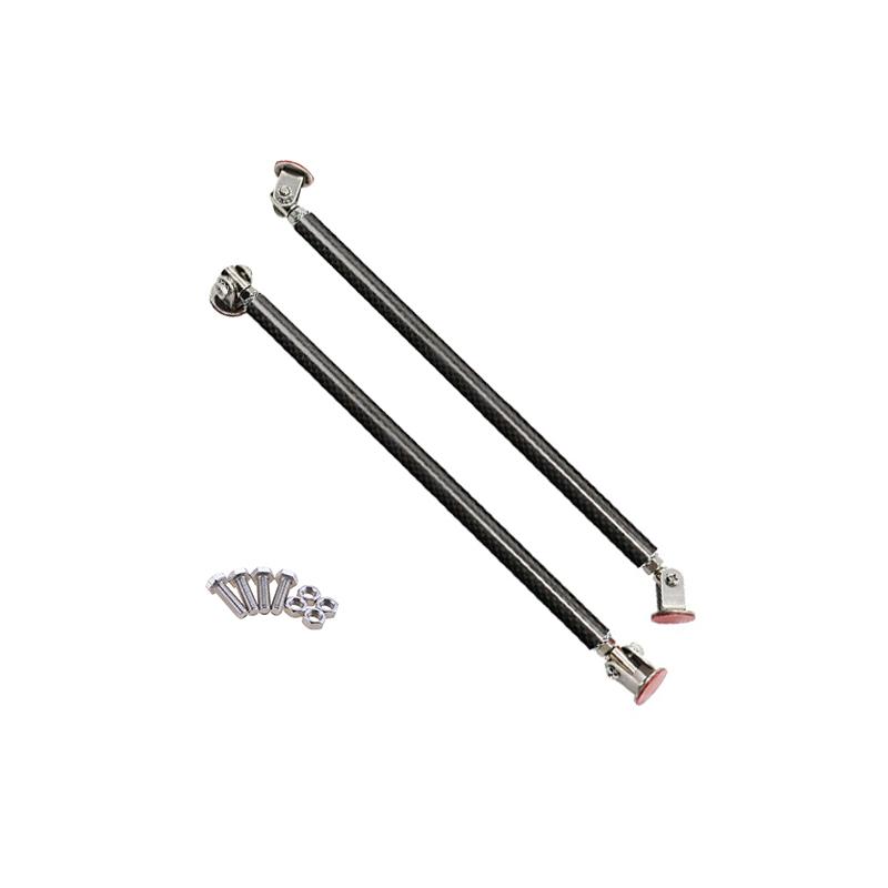 1 Pereche Tije Divizoare Universale pentru Mașină Kit Tije de Legătură Reglabile Racing pentru Suport Lip Bara de Protecție Față Spate 75/100/150/200mm