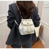 Xiaoxiangfeng rhombus chain backpack women's 2025 summer new fashion simple student bag high-end shoulder bag