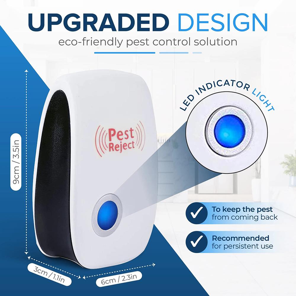 Electronic Ultrasonic Electromagnetic Mosquito Anti Mouse Insect Repeller Rat Cockroach Household Pest Reject Repellent