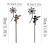 1Pc Iron Garden Decoration Ground Plug with Charming Fairy and Fl Terrace Decoration