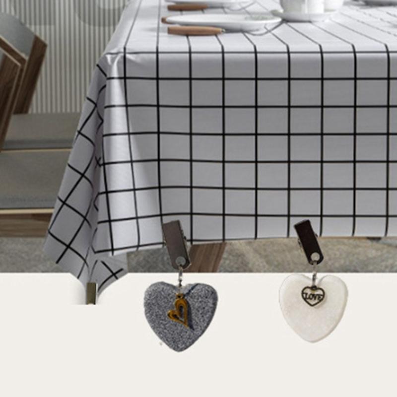 Marble Designs Tablecloth Holders Set of 4 Stable Clip for Picnic Garden Event Sturdy Decorative Weights Daily Use