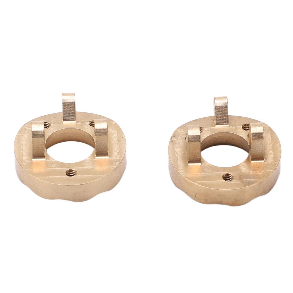 2Set Brass Steering Cup Brass Steering Knuckle Caps Counterweight for Kyosho Jimny 118 124 RC Car