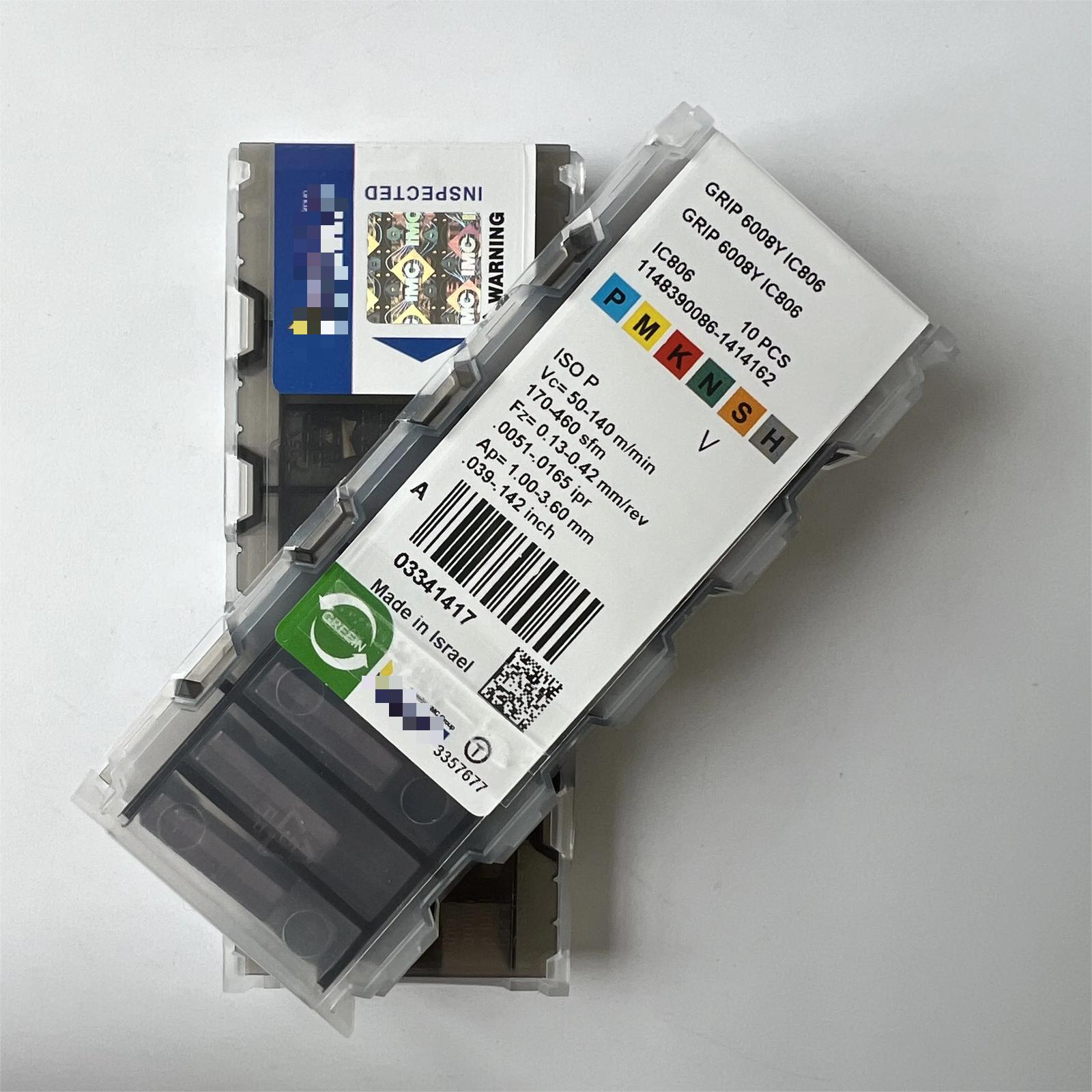 

GRIP6008Y IC806 / Industrial indexable Carbide Inserts 10 Pcs