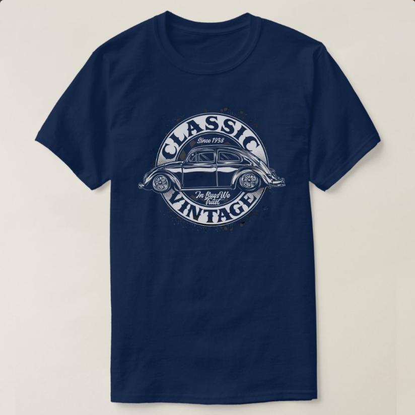 

Classic Beetle Seal Emblem Vintage Car TShirt 100 Cotton ONeck Short Sleeve Summer Casual Mens Tshirt Streetwear 4XL