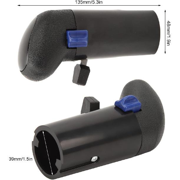 KIMISS Gear Shifter Knob with Gear Selector Gear Shifter Lever Button Knob Replacement for Fuller 7LL 8LL 9MLL 15 Speed