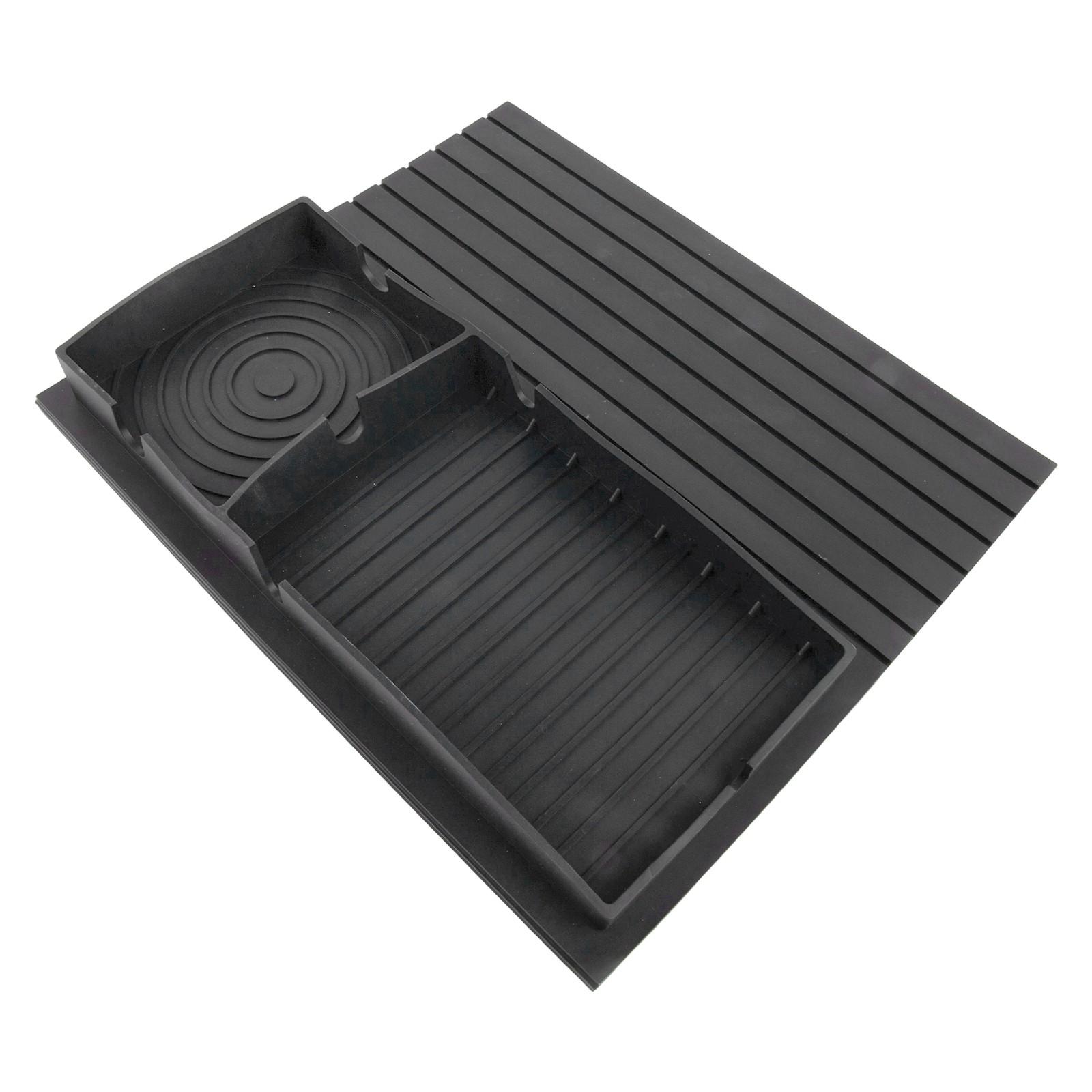 

Easily Accessible Silicone Couch Organizer Perfect Fit on Any Armrest чорний