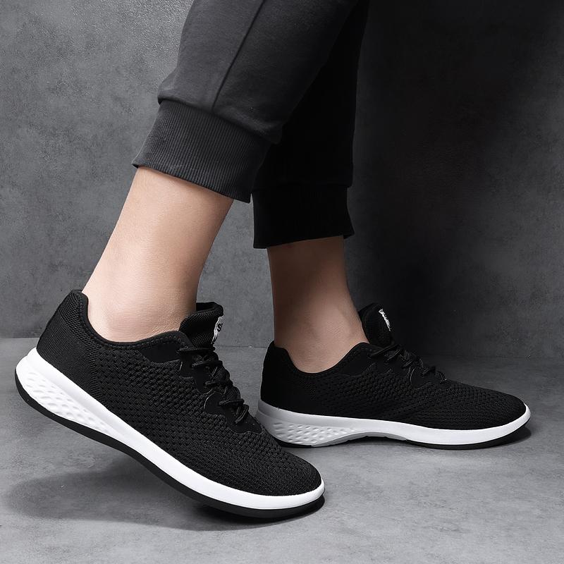 38-49 Spring/Autumn Men's Low Low Light Symnoma Net Breathable Large-size Running Shoes Casual Sports Shoes