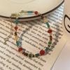 New Trendy Colorful Beads Necklace Bracelet for Women Stone Natural Freshwater Pearl Female Jewelry Set Necklace Bracelet Gifts