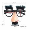 Halloween Creative Nose and Mustache Glasses Funny Adult/Child Big Nose Tricky Props Eyeglasses Frames Festival Party Decoration