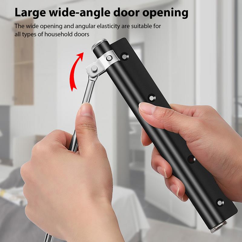 18.5cm Stainless Steel Automatic Door Closer Adjustable Heavy Duty Commercial Door Closer Self-Closing Door Closers for Home
