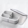 Kitchen Fridge Organizer Microwave Oven Safe Crisper Drain Box PP Plastic 1.4L Food Storage Meal Prep Containers Removable