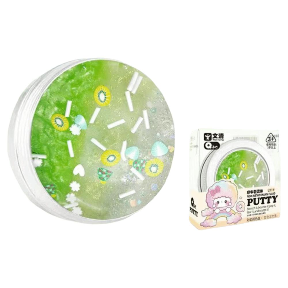 Transparent Non-newtonian Liquid Clay Toys Colorful Crystal Bouncy Slime Toy Sensory Toy Style 7