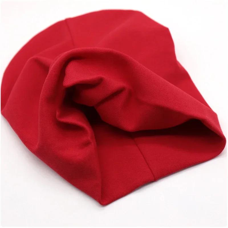 Cappello in Maglia Solido per Bambini da 0 a 3 Anni Cappellino Caldo Invernale in Cotone per Neonato Primavera Autunno Berretto per Bambino/a