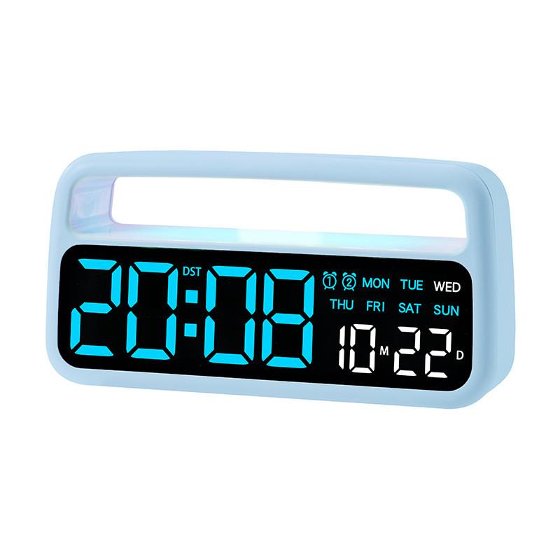 Multifunctional Digital Clock With Led Light And Calendar For Living Room Decor