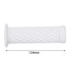 Nakira Motorcycle Grip Moped Handle 0.9 Inch (22.2 Mm) Non-Piercing Rubber C-Shaped (White)