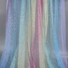 Macaron Colored Rainbow Tulle Table Runner Gradient Ceiling Drape Table Flag  DIY Sewing Supplies