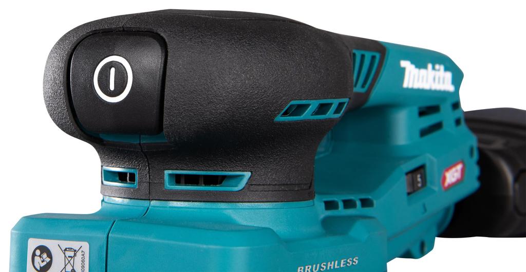 Makita BO005CGZ 40Vmax oppladbar orbitalsliperkropp kun og lader selges 1 enhet (batteri separat)