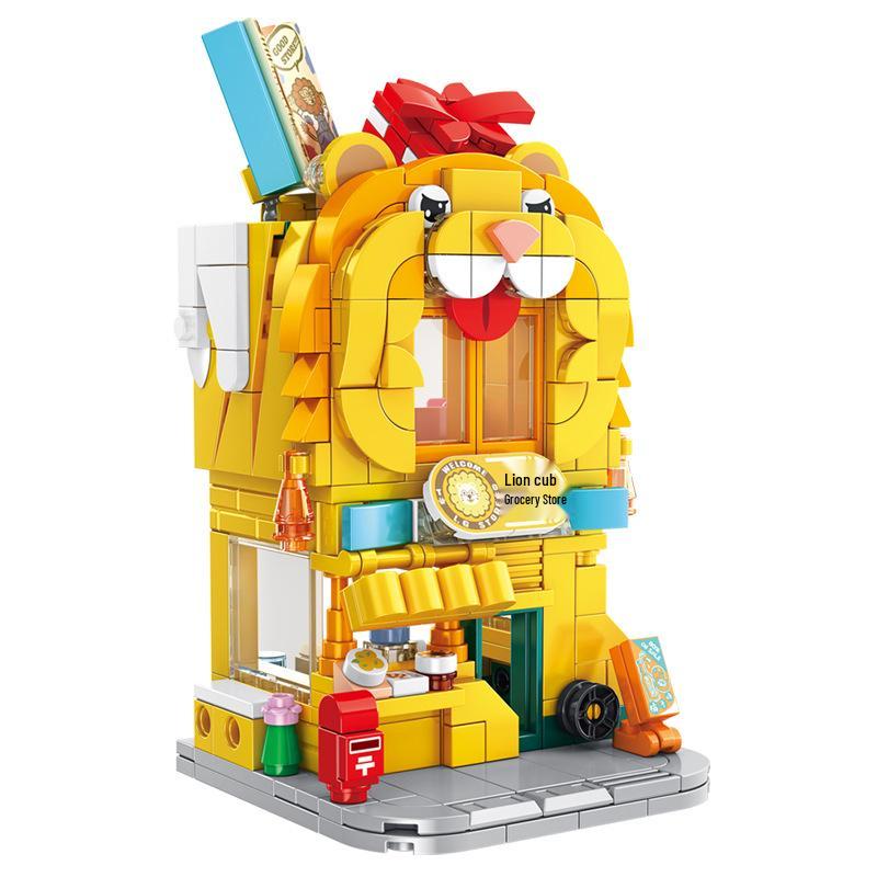 Panlos Mini Educational Building Blocks: Street Scene 883001-4