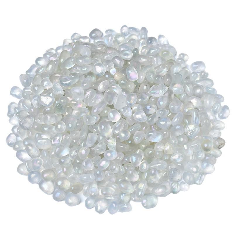 Seven-Color Crystal Gravel for Fish Tanks, Bonsai, Buddha Offerings, Manicures, Demagnetization, and Room Decoration.