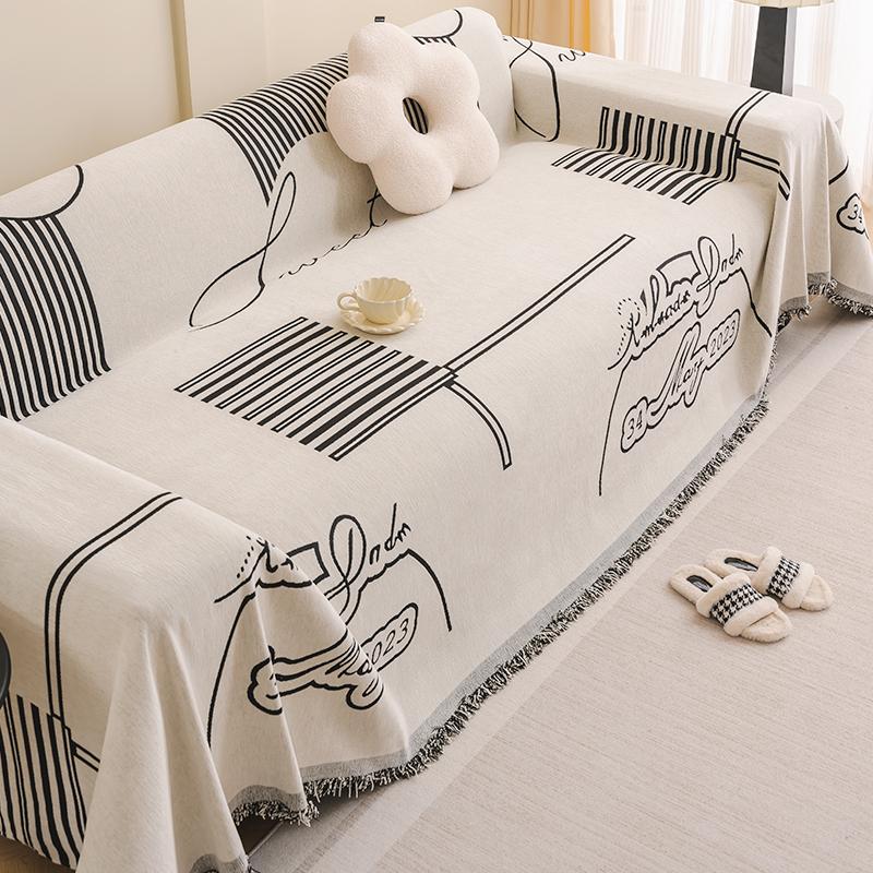 Four Seasons Universal Sofa Cushion Chenille Universal Sofa Cover Towel Full Covered Cover Anti-Scratching Cushion