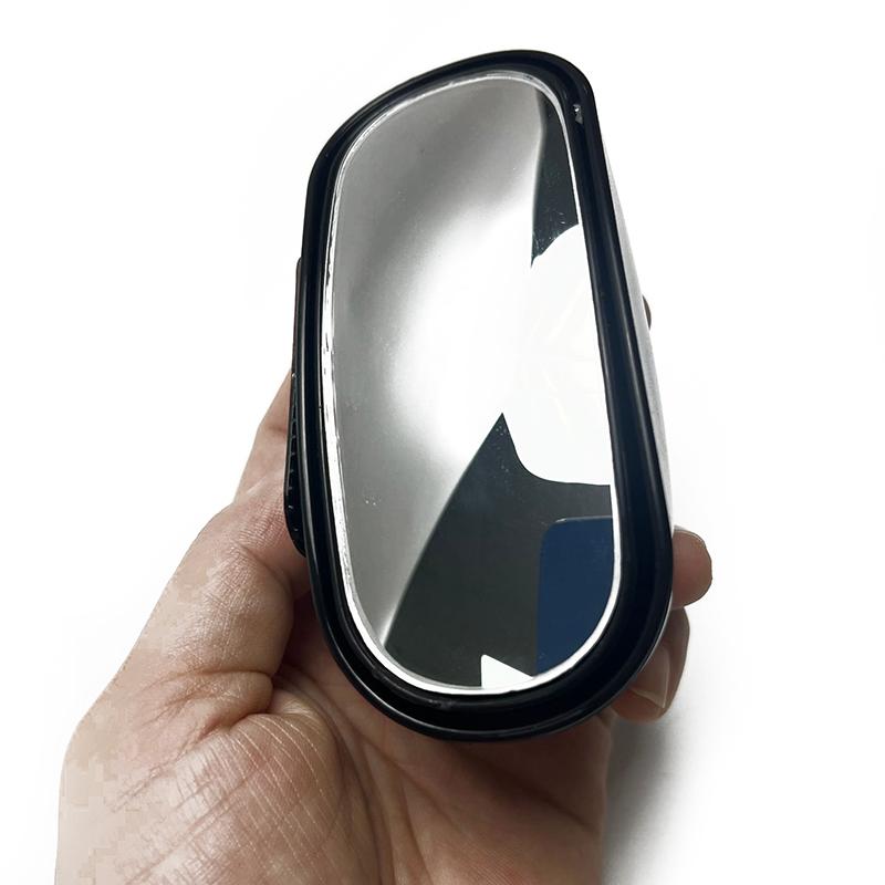 1Pc Car Mirror Auxiliary Rear View Mirror Wide Angle Side Rear Mirrors Reverse Blind Spot 360° Adjustable Car Accessories
