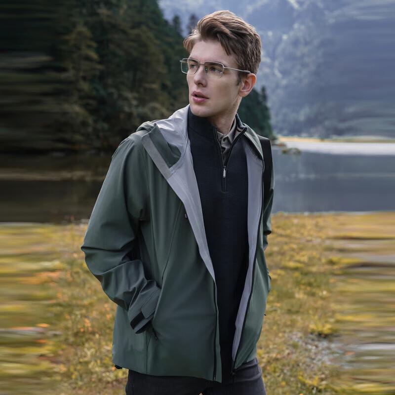 

K-Boxing Men s Hooded Windproof Outdoor Jacket L