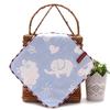 6 Layer Gauze Baby Washcloth 25x25cm Soft Absorbent Jacquard Infant Burp Cloth Thickened Face Towel For Autumn Winter