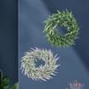 Round Lavender Wreath Flower Farmhouse Front Door Garland Outdoor Decoration