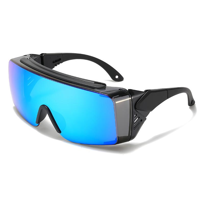 Non-polarized Safe Protection Glasses for Work Telescopic Adjust High Definition Ventilate Windproof Windproof Sunscreen Men Women Goggles