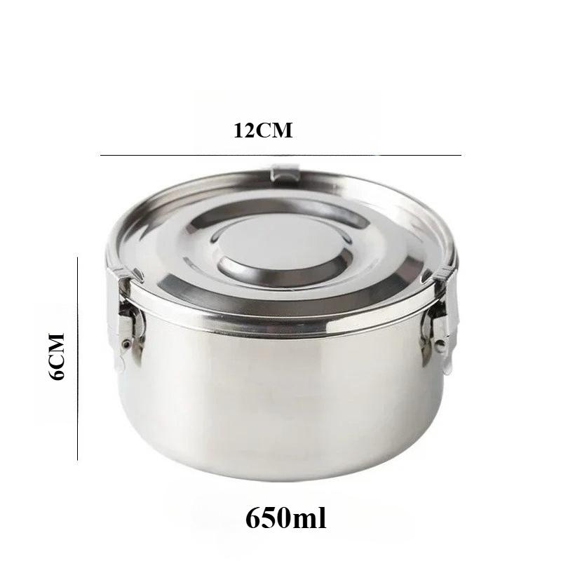 

Нержавіюча сталь 304 Ланч-бокси Герметичні Пікнікові бокси Ущільнення Ланч-бокс з кришкою Фрукти Закуски Бенто-бокс Контейнери для зберігання їжі