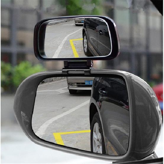 Blind Spot Mirror Car Wide Angle Rear View 360° Adjustable Parking Auxiliary 1Pc