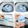 2Pcs Washing Machine Floating Lint Catcher Reusable Mesh Filter Bag Anti-Blocking Hair Catcher for Laundry Utility Tub