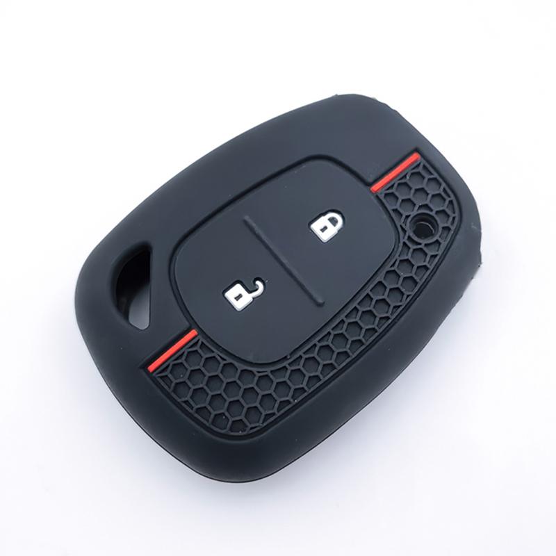 New Silicone Car Key Fob Cover Case 2 Button For Renault Kangoo Traffic Master For Opel Vivaro Movano For Nissan Remote Shell