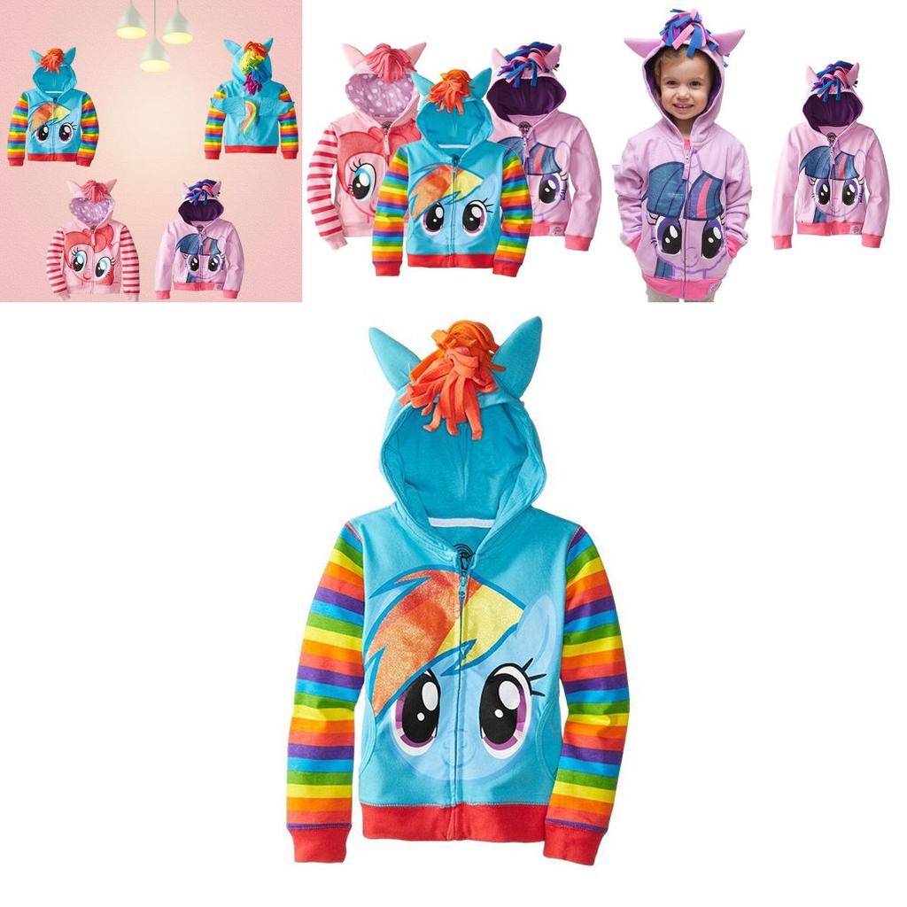 My Little Pony 3D Hoodie Voor Jongens En Meisjes Zacht En Ademend Sweatshirt Jack Met Prachtig Vakmanschap