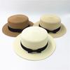 Korean Style Women's Wide Brim Straw Sun Hat - UV Protection, Spring Foldable Design for Beach, Travel, and Vacation