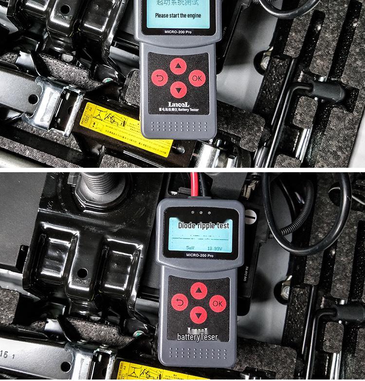 MICRO200PRO Large Clip Car Battery Tester & Analyzer