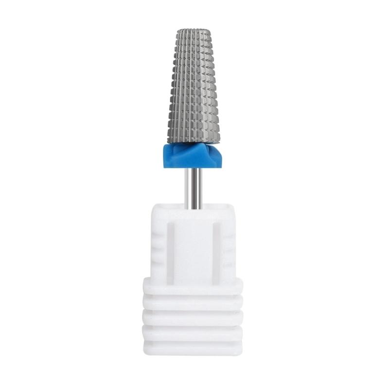Practical Tungsten Steel Nail Care Drill Head Home and Salon Manicure Accessory for Trimming Grinding Polishing