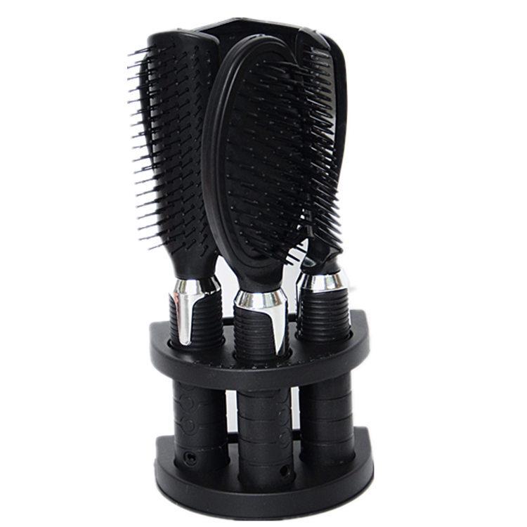 Kreatywny 4-częściowy zestaw lusterka i grzebienia z uchwytem - kolekcja Daily Essentials