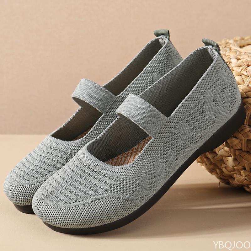 Mesh Breathable New Women's Sports Leisure Shoes Comfortable Soft Sole Flat Bottom Women's Vulcanized Shoes Large Size Sneakers