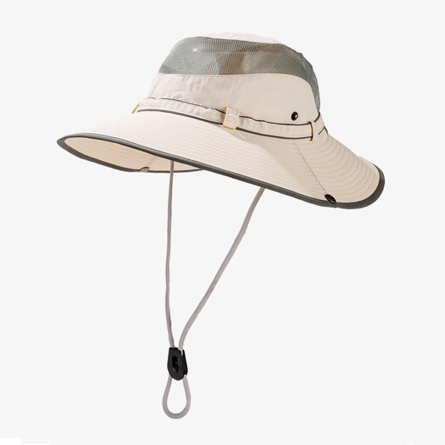Chapéu de sol ao ar livre de secagem rápida à prova d'água Chapéu de montanhismo anti-ultravioleta masculino Chapéu de pescador com protetor solar feminino
