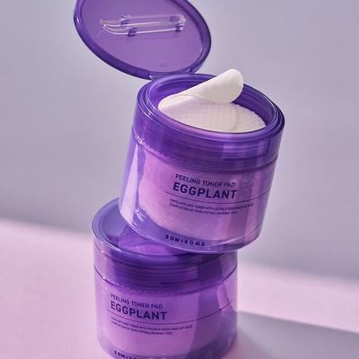 Somissome Eggplant Peeling Toner Pads 50 Sheets