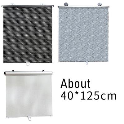 Blackout Blind Shade With Suction Cups Roller Window Shades Temporary Portable Window Cover Curtain 49.12 X 22.79 Inches