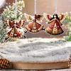 Angelic Acrylic Hanging Decors Set Of 4 Angel Car Hanging Ornament For Vehicle Homes Christmas Celebration Display