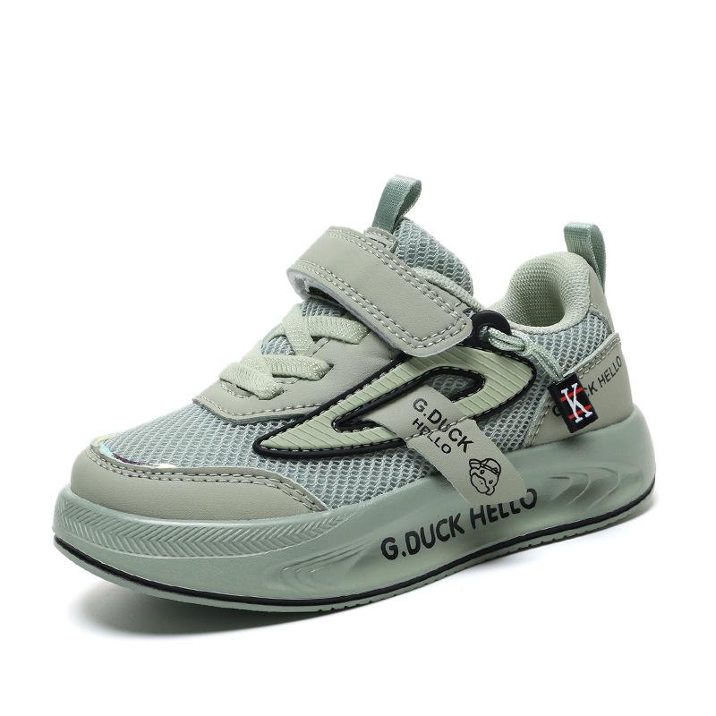 

Brand classmates male and female classmates 2025 spring and autumn new breathable double mesh soft sole non-slip boys and girls tide running shoes 37