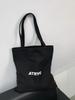 Summer Canvas Tote: Zippered Shoulder Bag for Shopping, Snacks, Laptop & School