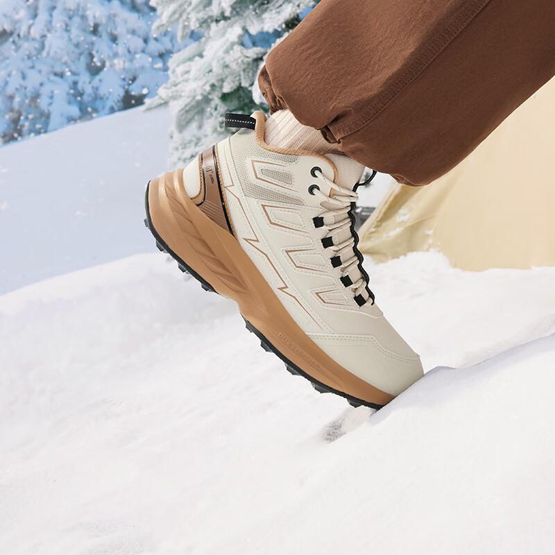 361° Men's Winter High-Top Fleece-Lined Outdoor Running Shoes
