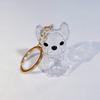 Clear Puppy Hair Memorial Keepsake Capsule Pet'S Dog Fur Container Diy Pendant Keychain Decor Pet Lovers Home Display Gifts